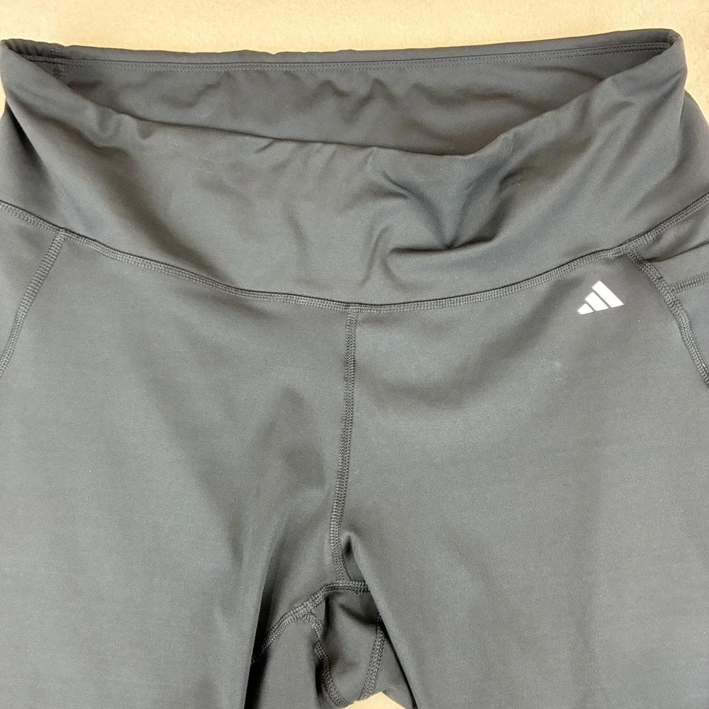 Adidas Womens Shorts 3X Black Biker Aeroready Athletic Gym Workout Plus Size